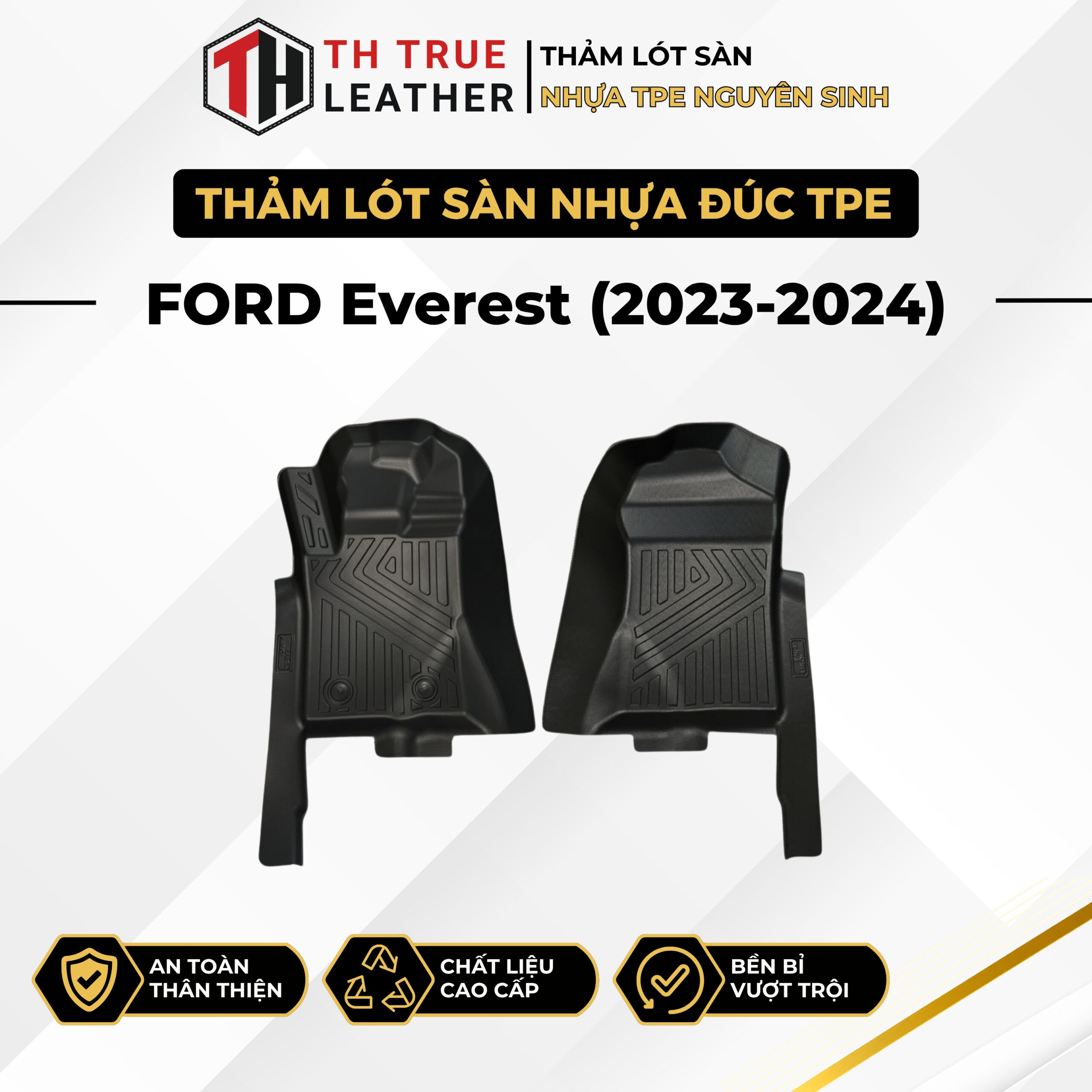 Thảm lót sàn ô tô TPE Ford Everest 2023 – 2026