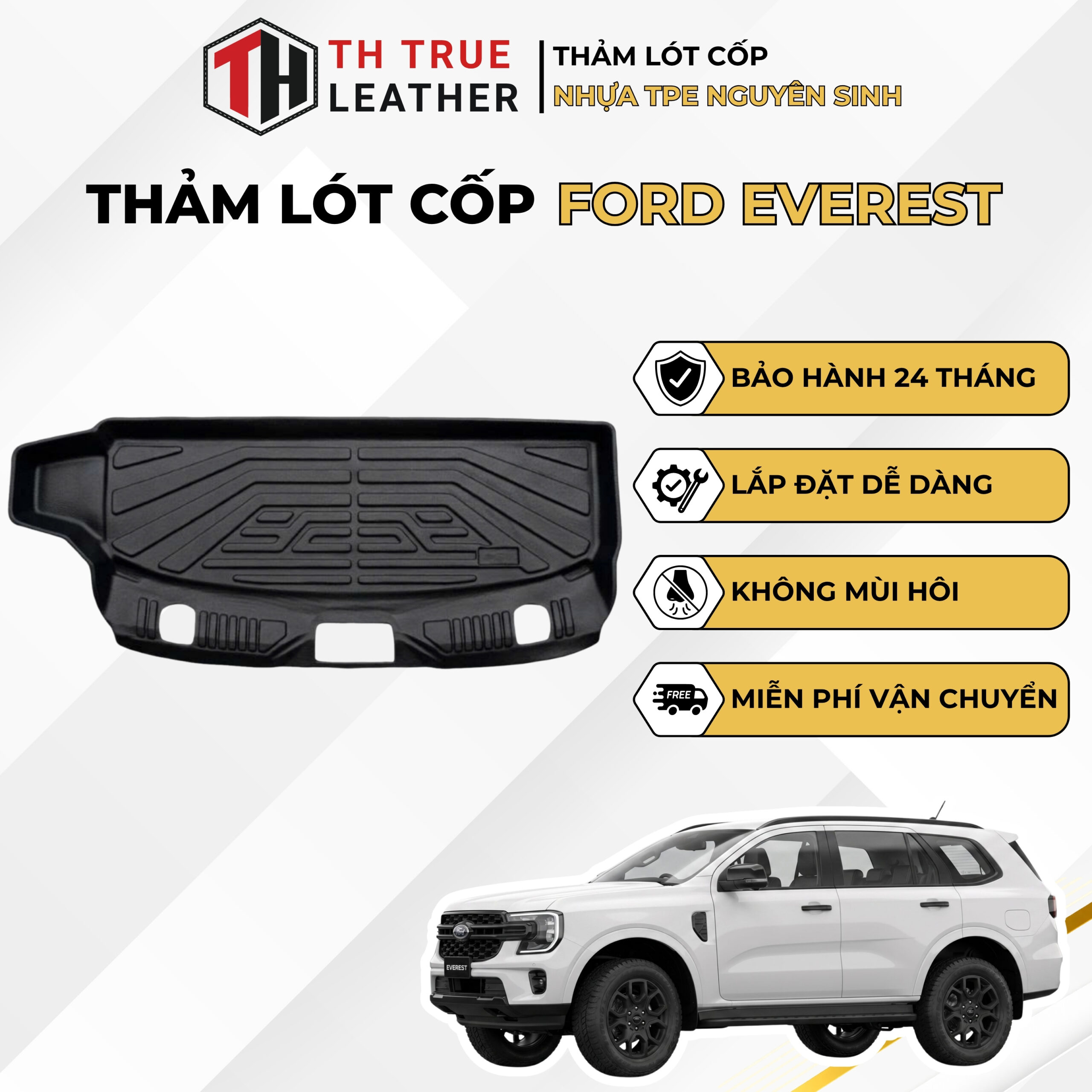 Thảm lót cốp TPE FORD EVEREST