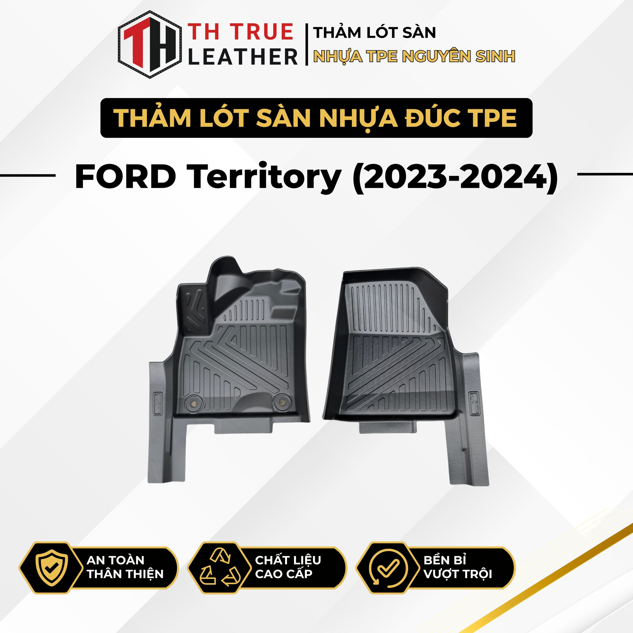 Thảm lót sàn ô tô TPE Ford Territory 2023 – 2026