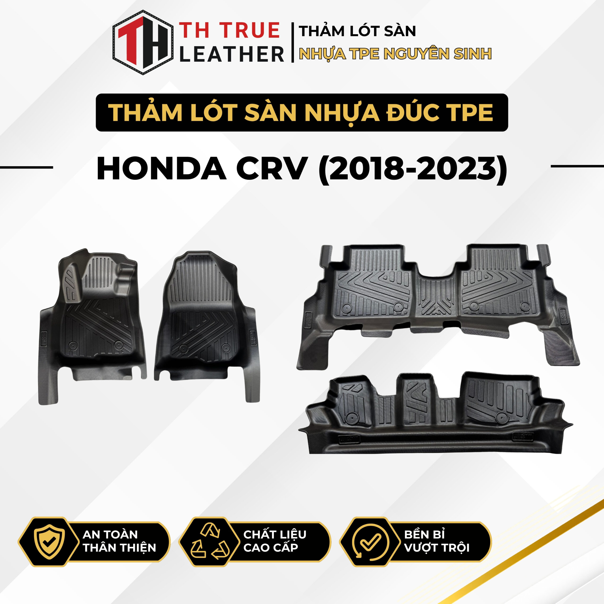Thảm lót sàn ô tô TPE Honda CRV 2018 – 2023