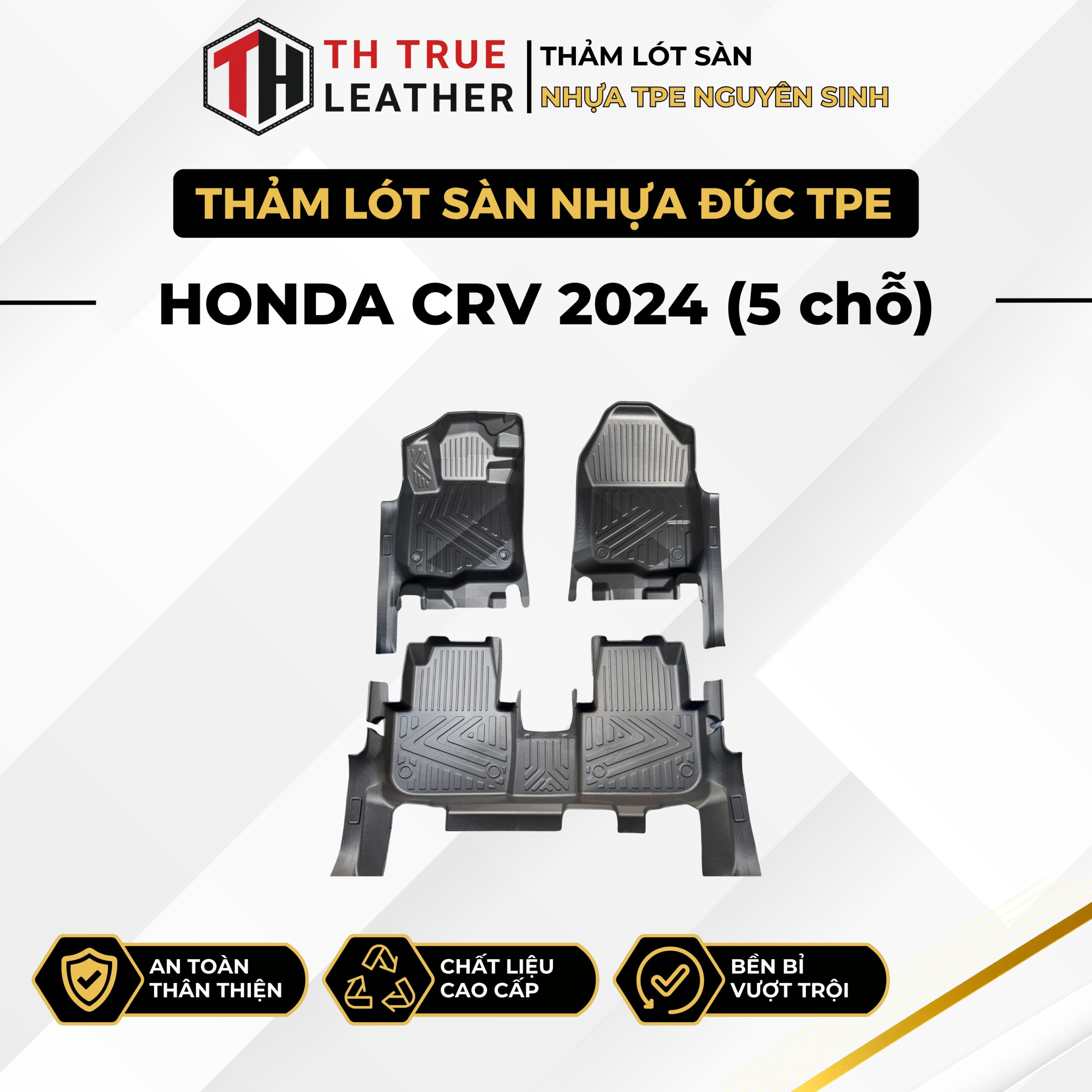 Thảm lót sàn ô tô TPE Honda CRV 2024 – 2026 (5 chỗ)