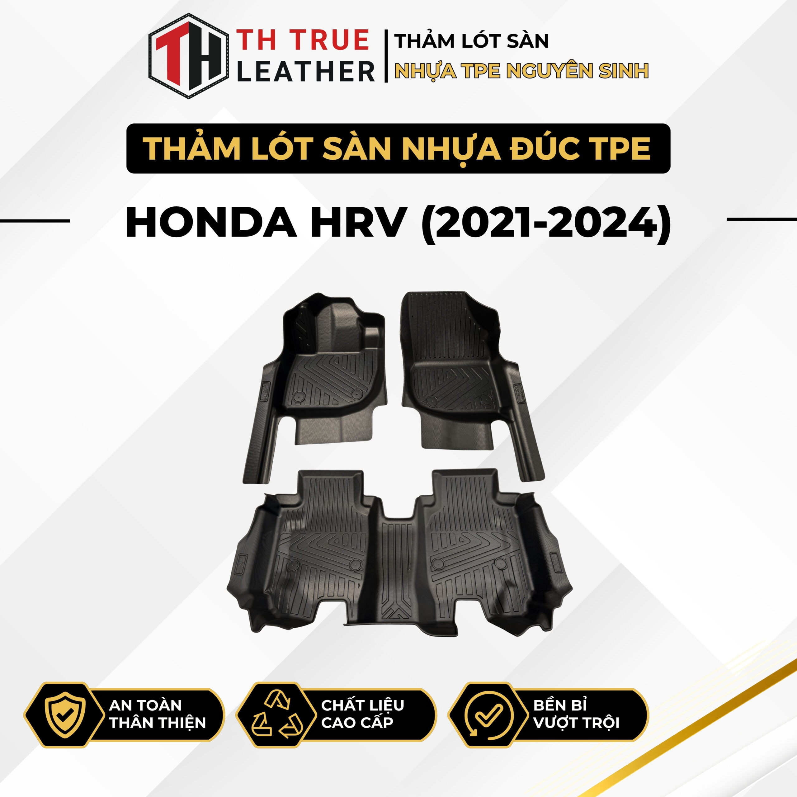 Thảm lót sàn ô tô TPE Honda HRV 2021 – 2026