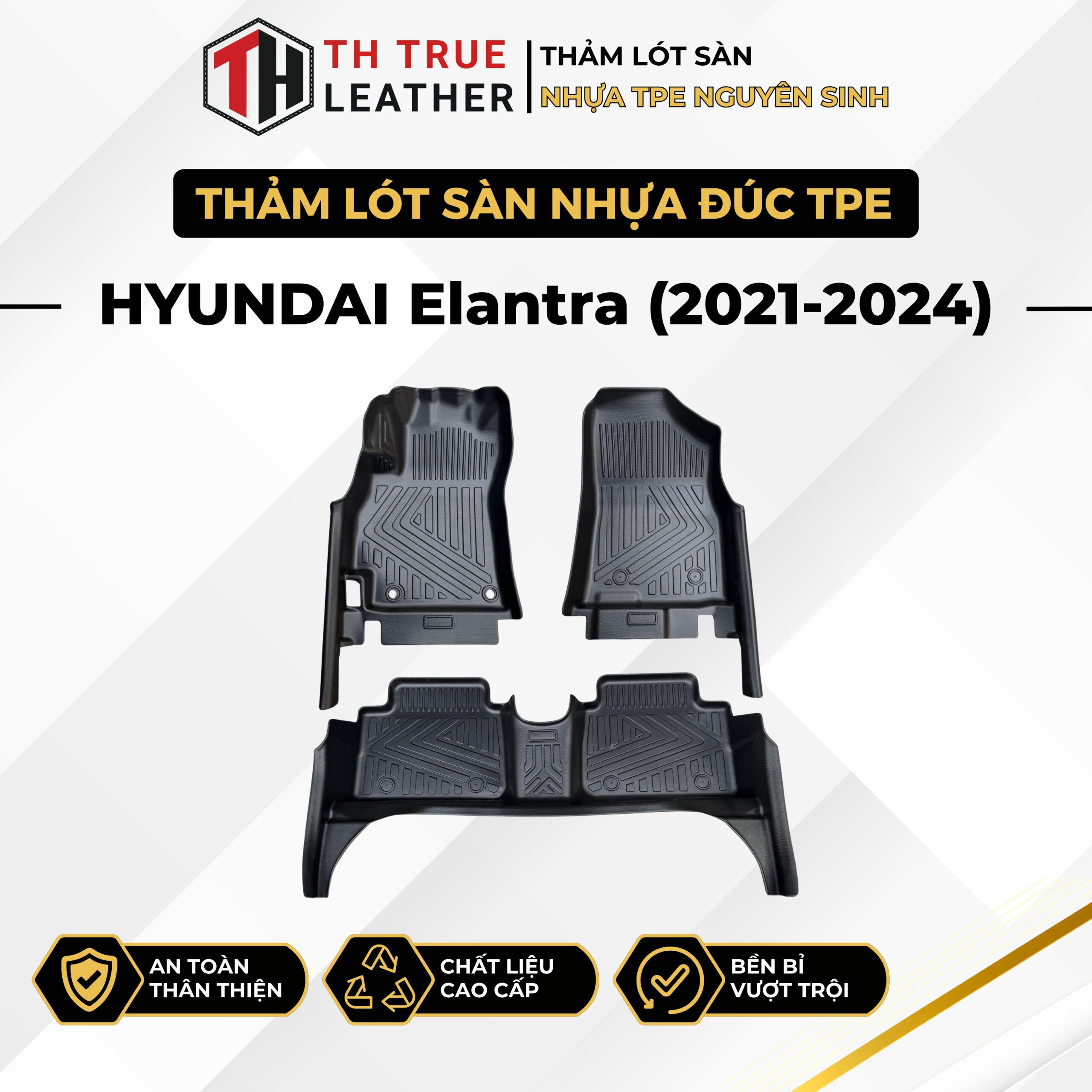 Thảm lót sàn ô tô TPE Hyundai Elantra 2021 – 2026