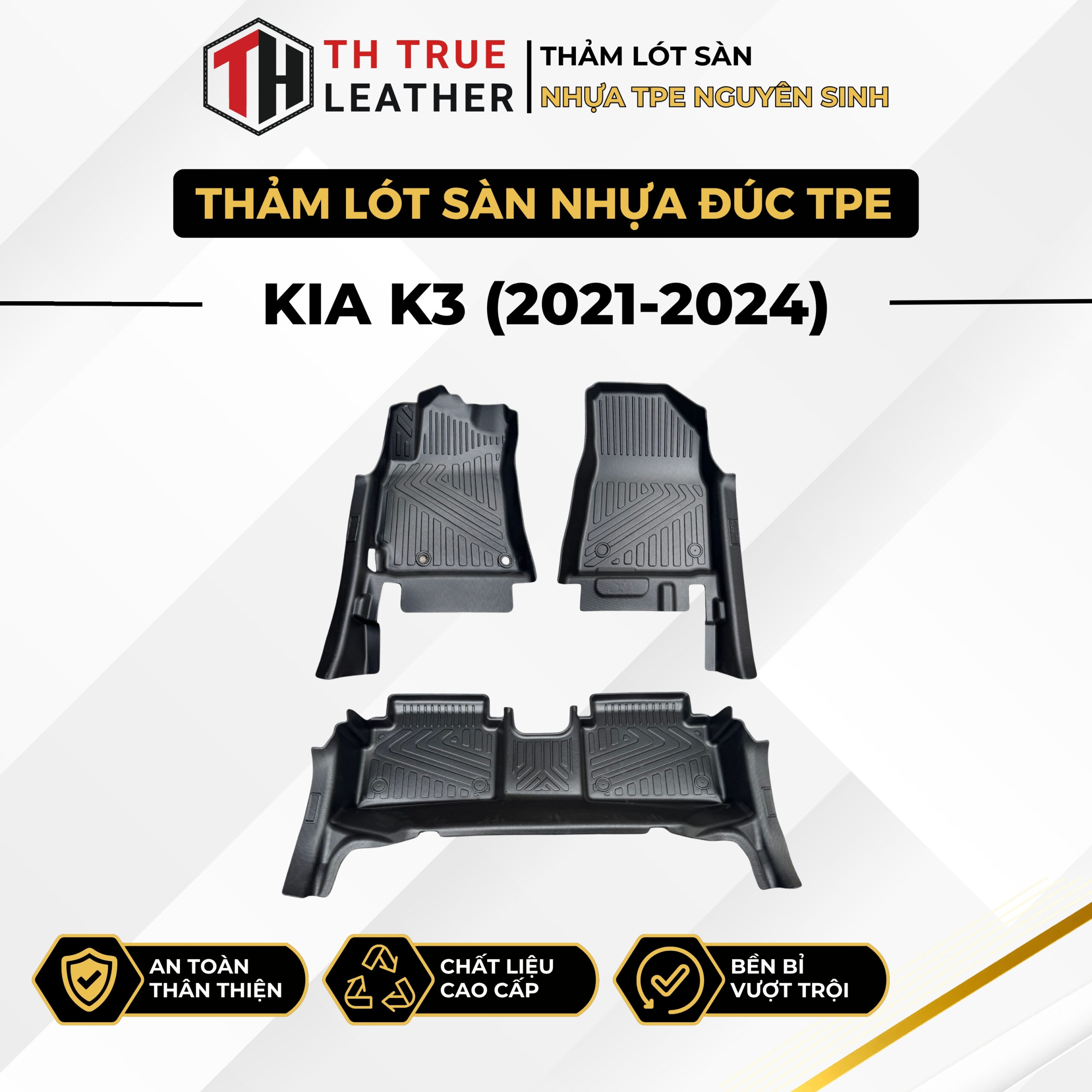 Thảm lót sàn ô tô TPE Kia K3 2021 – 2026
