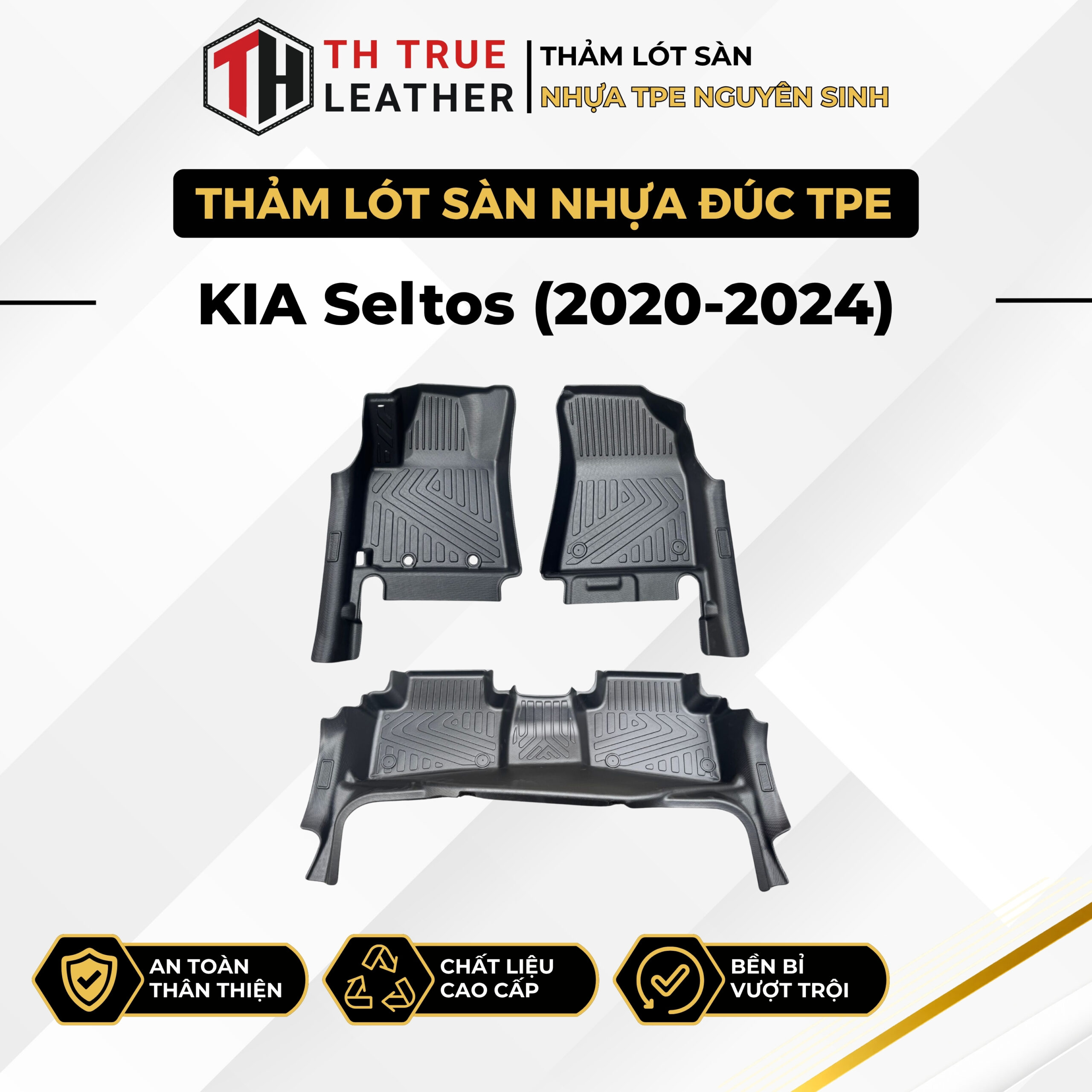 Thảm lót sàn ô tô TPE Kia Seltos 2020 – 2026