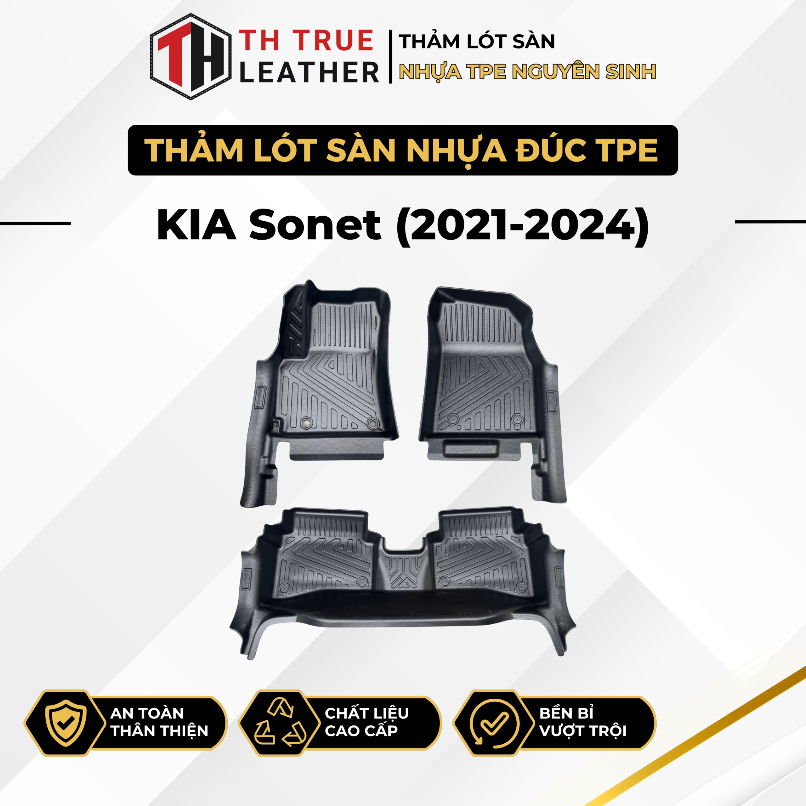 Thảm lót sàn ô tô TPE Kia Sonet 2021 – 2026