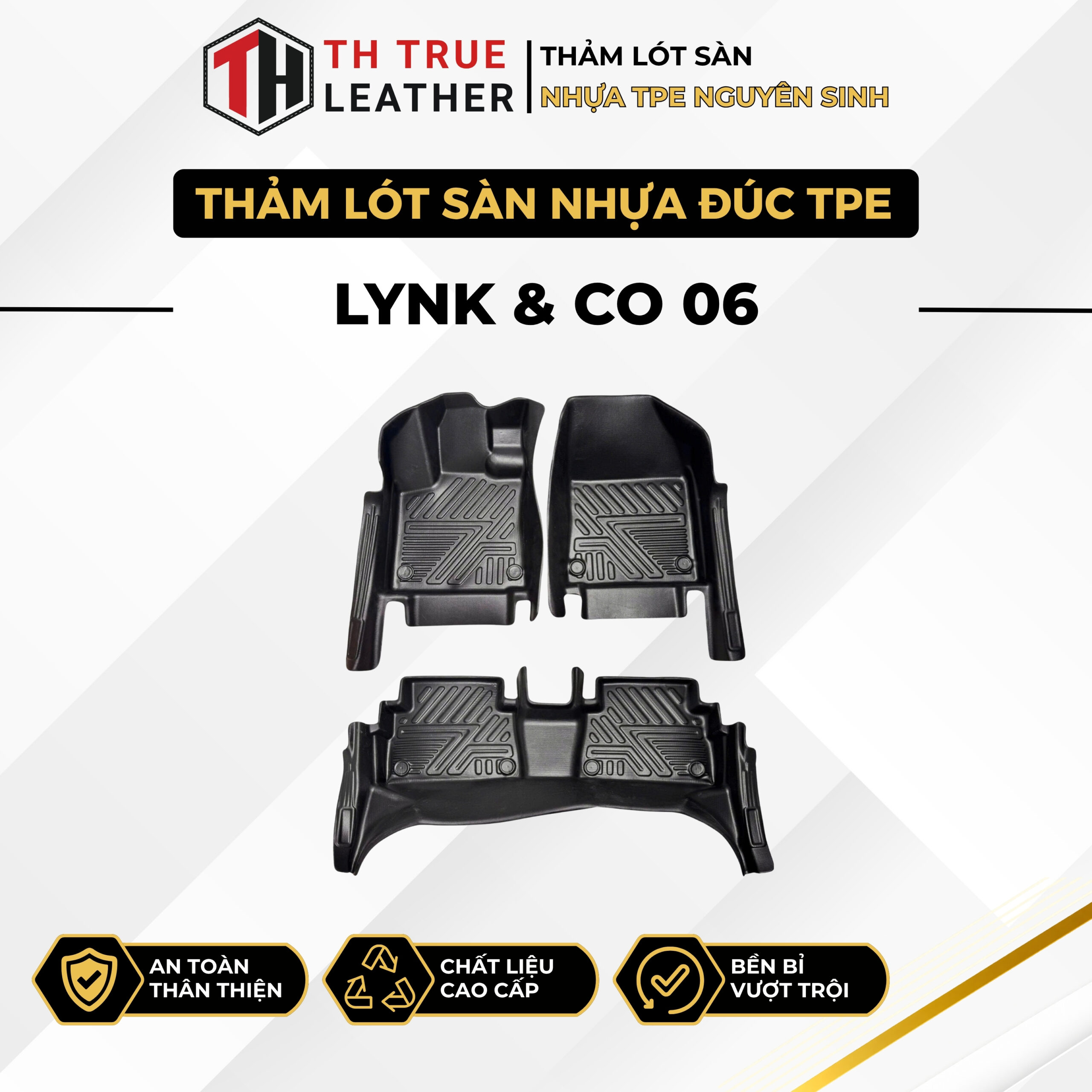 Thảm lót sàn ô tô TPE Lynk & Co 06