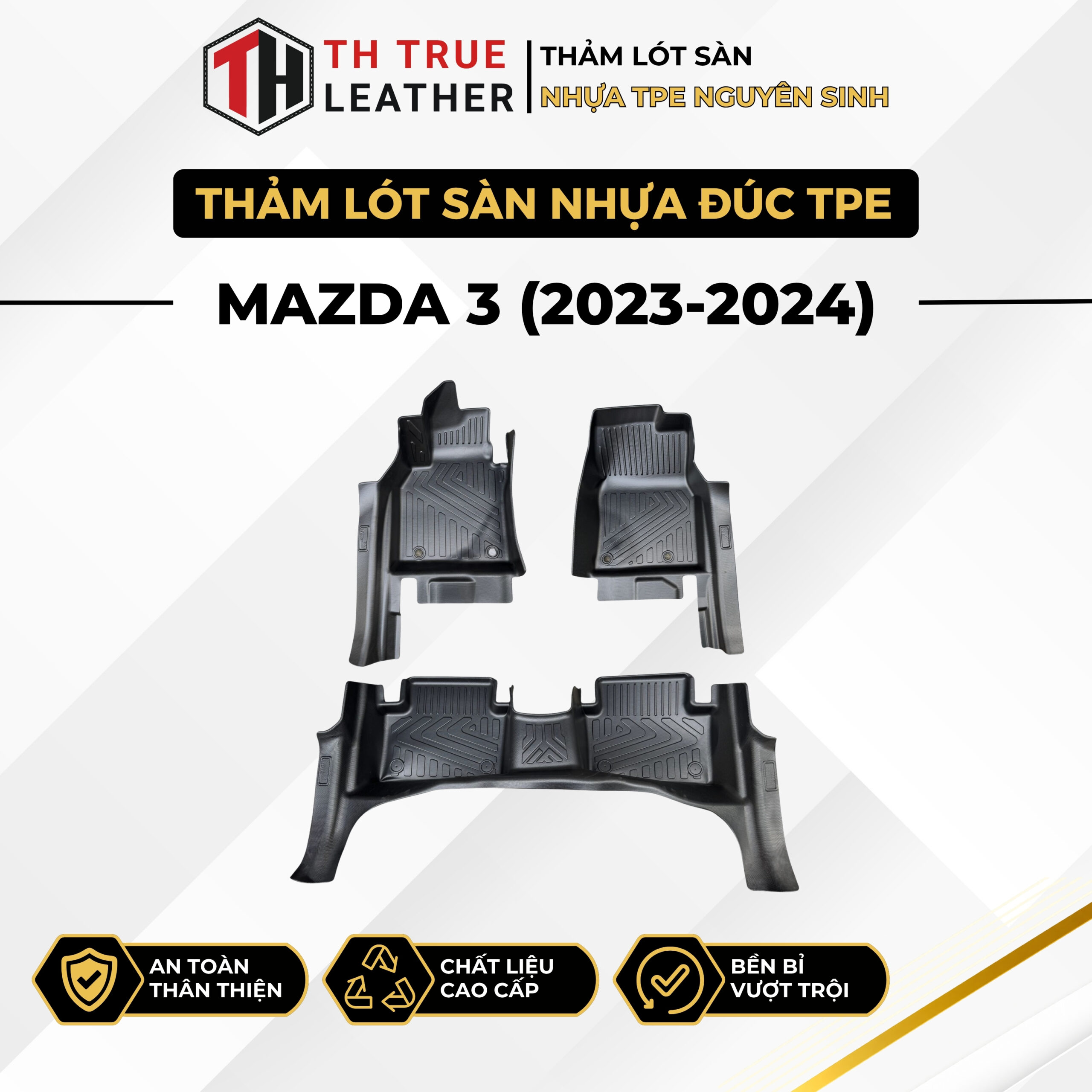 Thảm lót sàn ô tô TPE Mazda Cx – 3 2021-2026
