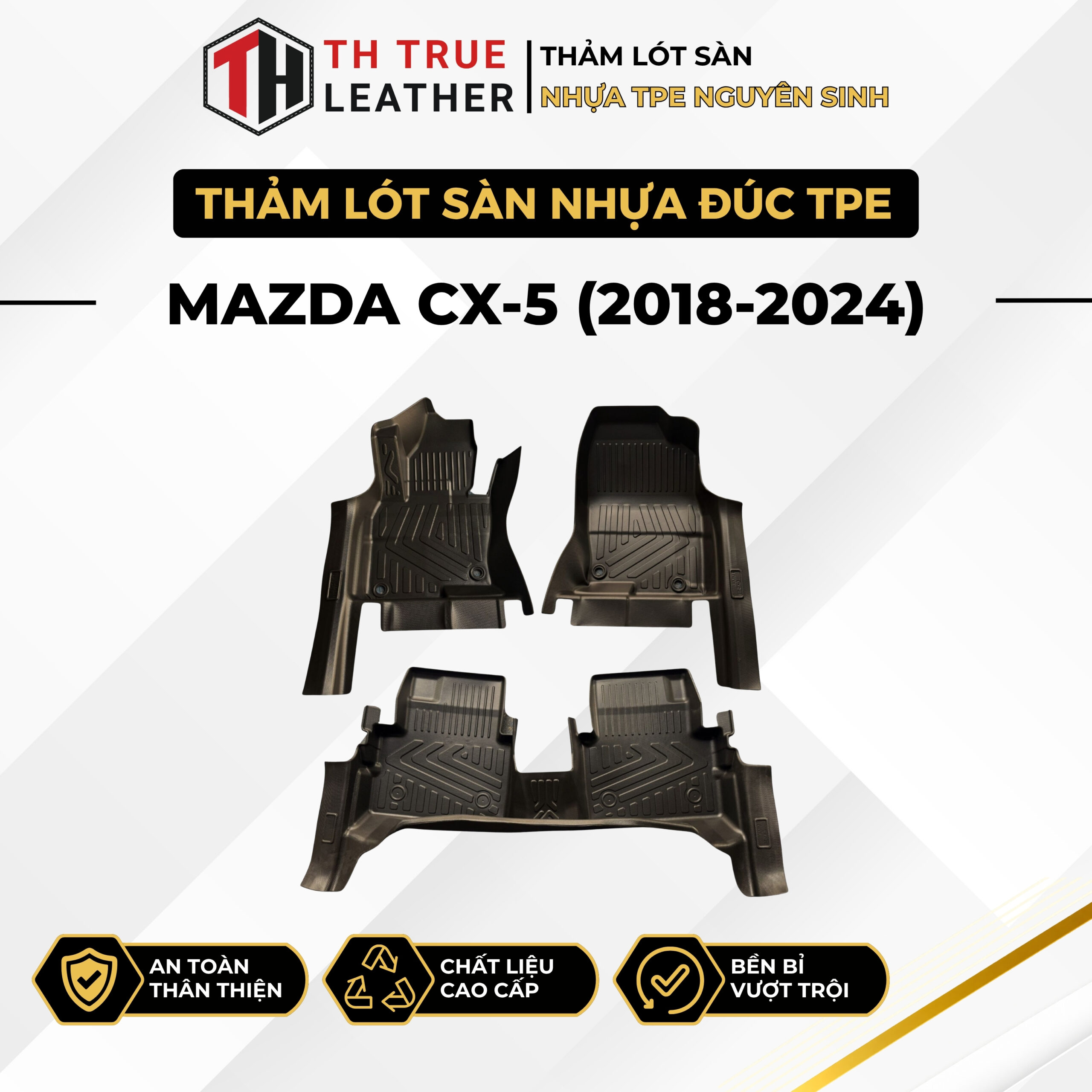 Thảm lót sàn ô tô TPE Mazda CX5 2018 – 2026