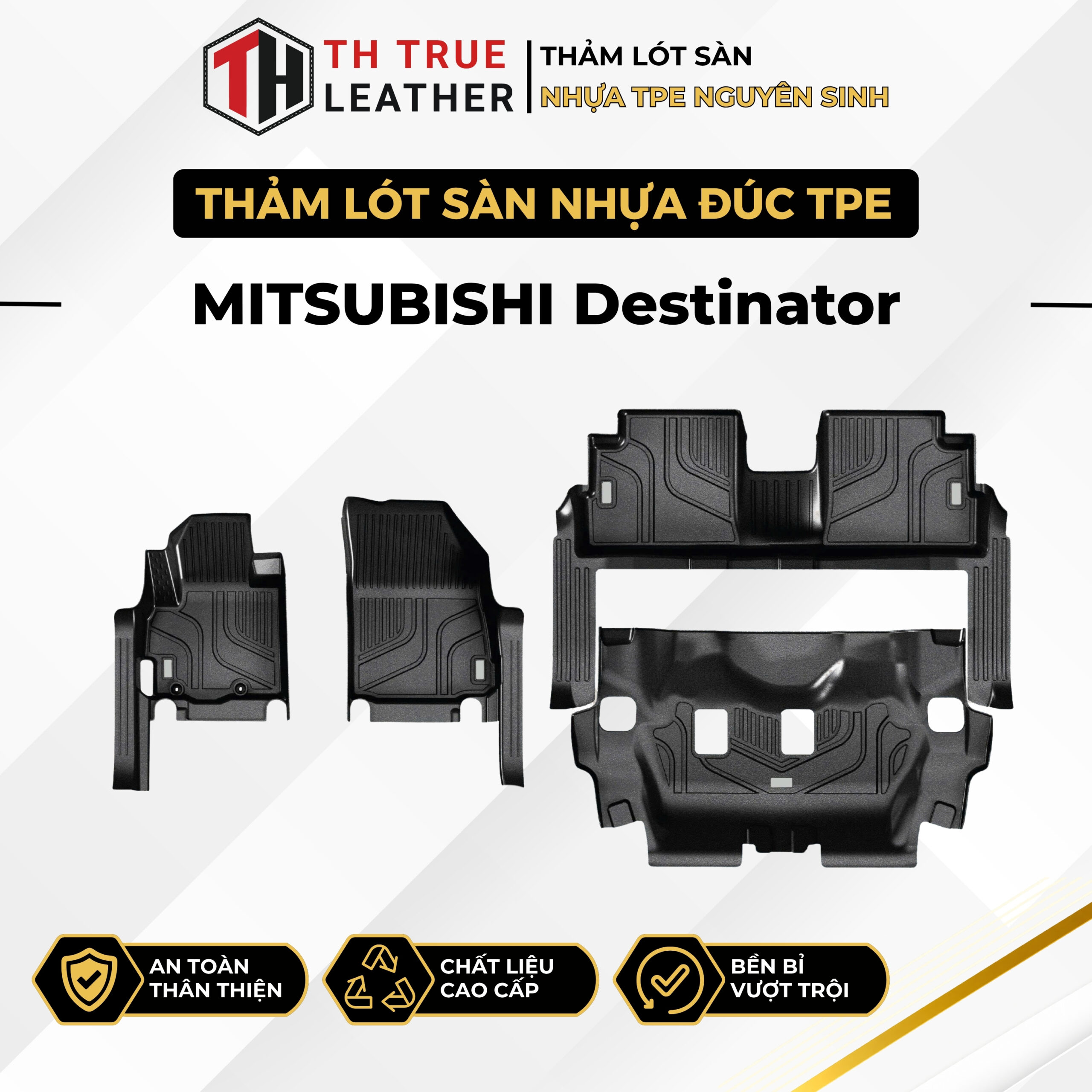 Thảm lót sàn ô tô TPE Mitsubishi Destinator