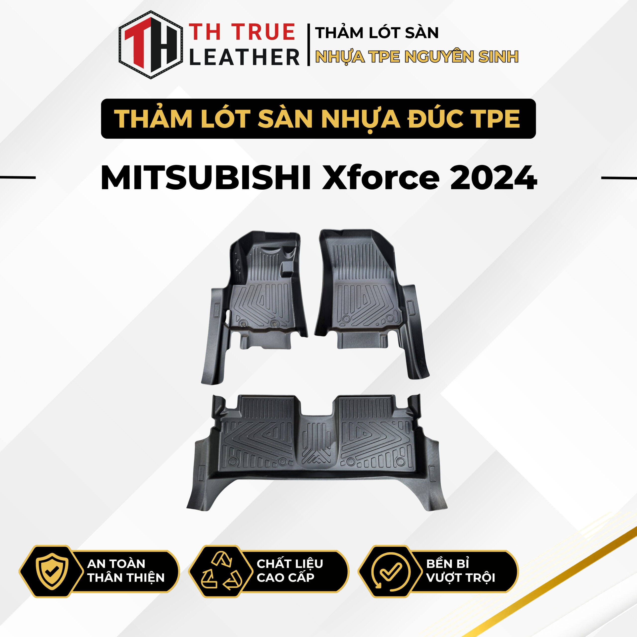 Thảm lót sàn ô tô TPE Mitsubishi Xforce 2024 – 2026