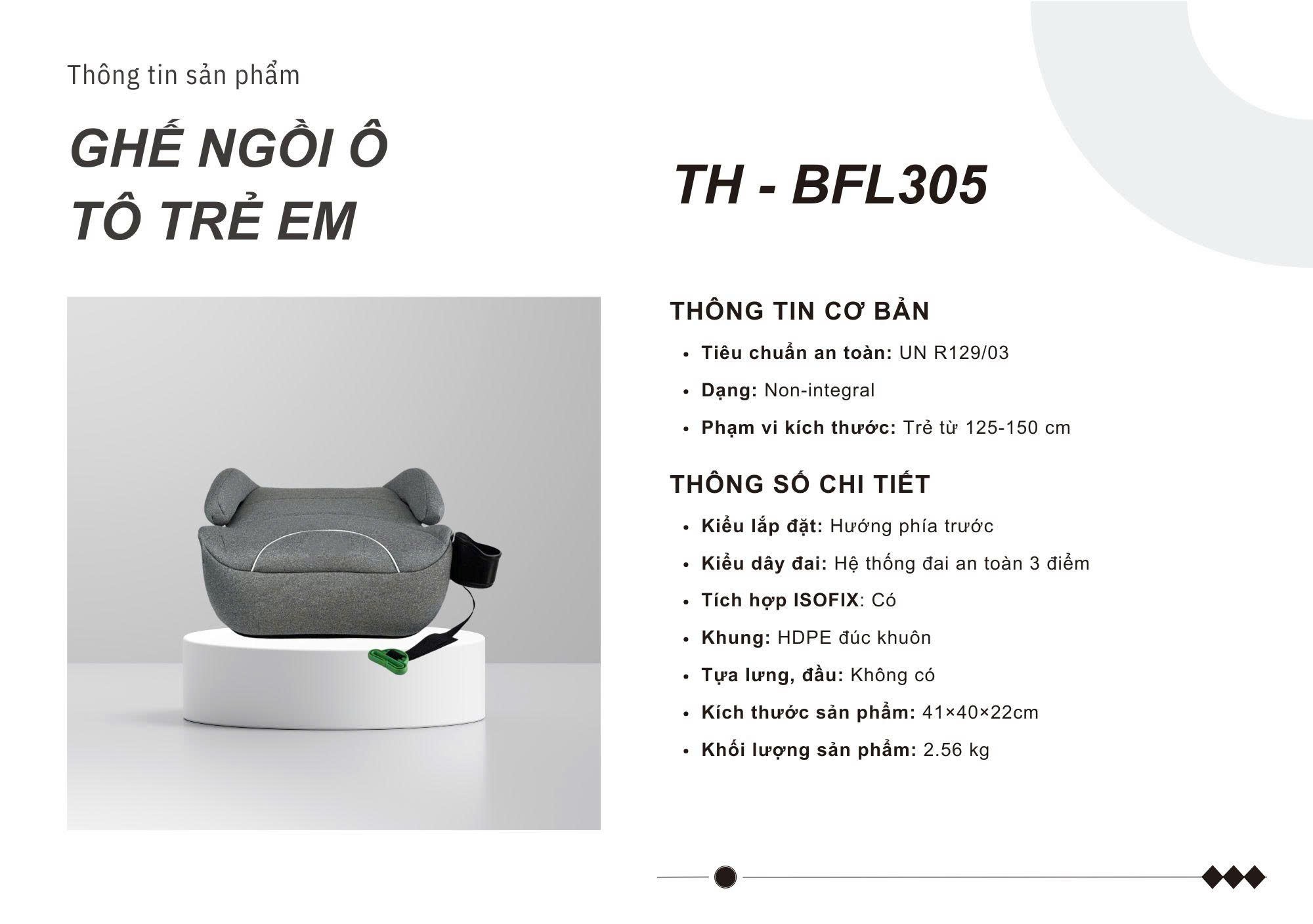 Alternative view of Ghế trẻ em TH BFL305