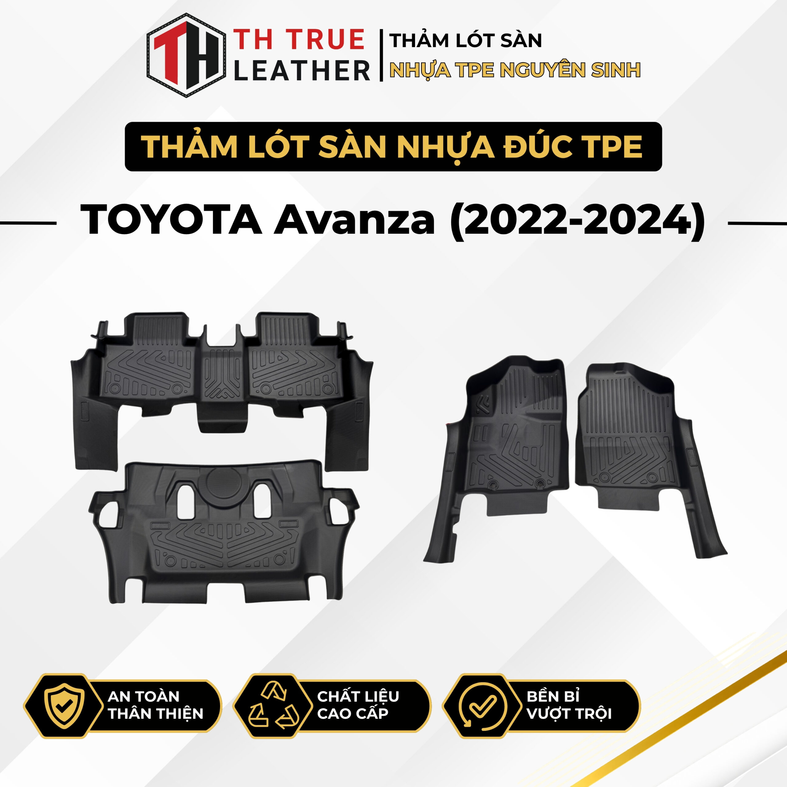 Thảm lót sàn ô tô TPE Toyota Avanza 2022 – 2025