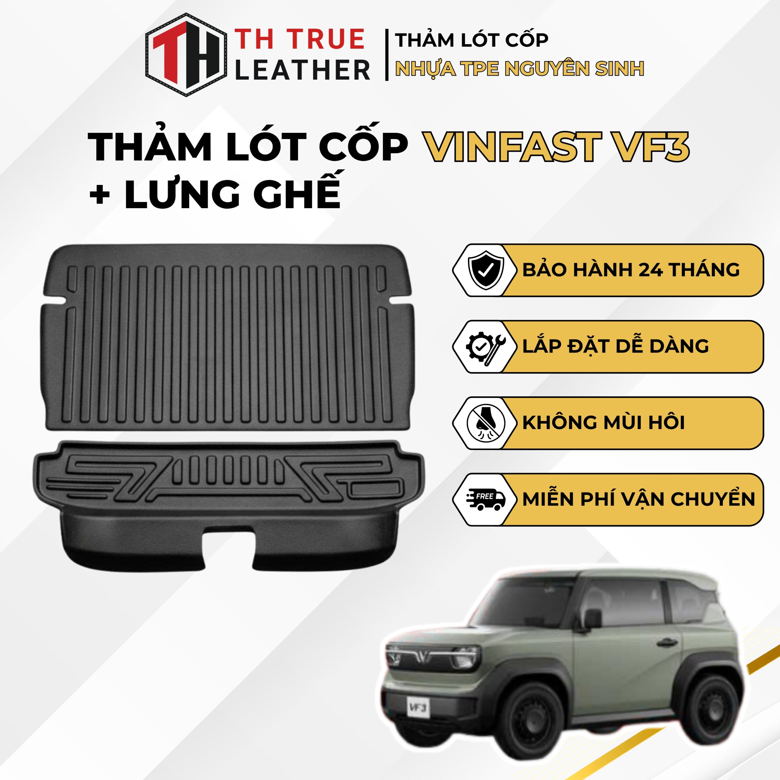 Thảm Lót Cốp TPE VINFAST VF3