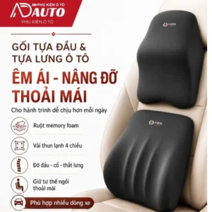 Gối Tựa Đầu, Tựa Lưng Ô Tô Cao Su Non