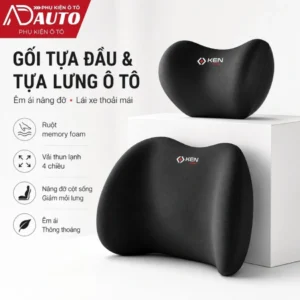 Gối Tựa Đầu, Tựa Lưng Ô Tô Thun Lạnh