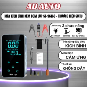 Máy kích bình kèm bơm lốp ST-9616C