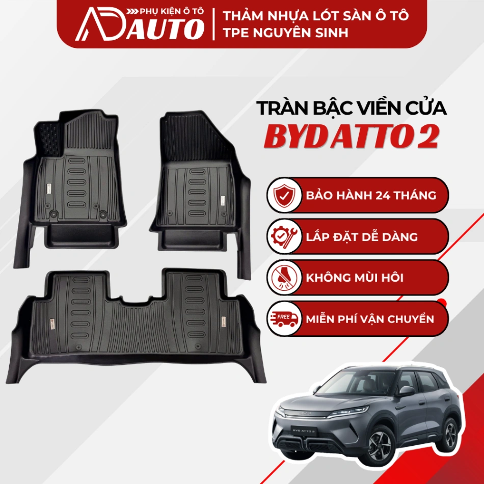 Thảm lót sàn ô tô TPE BYD ATTO 2