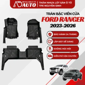 Thảm lót sàn ô tô TPE Ford Ranger 2023 – 2026