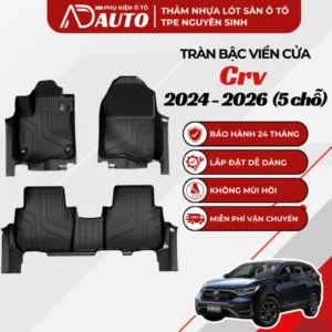Thảm lót sàn ô tô TPE Honda CRV 2024 – 2026 (5 chỗ)