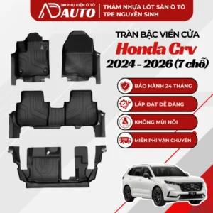 Thảm lót sàn ô tô TPE Honda Crv 2024 – 2026 7 chỗ