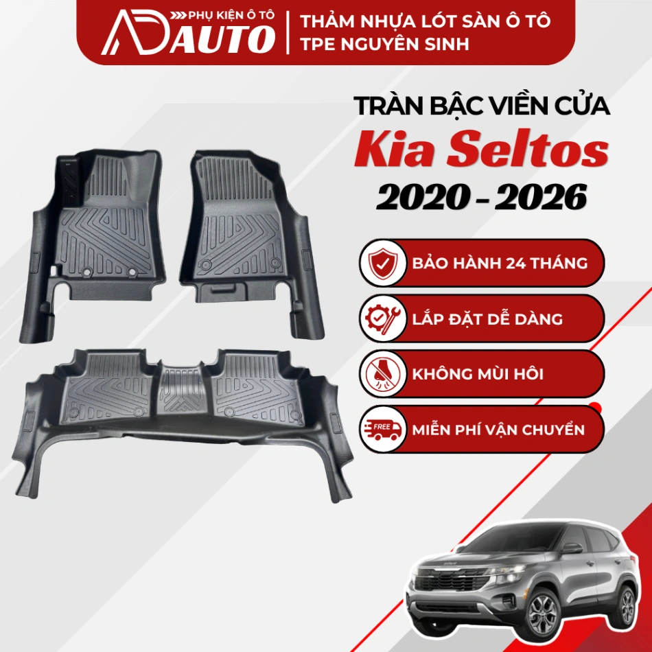 Thảm lót sàn ô tô TPE Kia Seltos 2020 – 2026