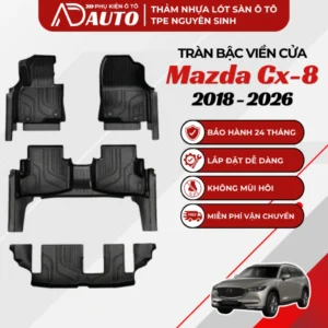 Thảm lót sàn ô tô TPE Mazda CX8 2018-2026