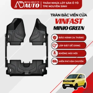 Thảm lót sàn ô tô TPE Vinfast Minio green