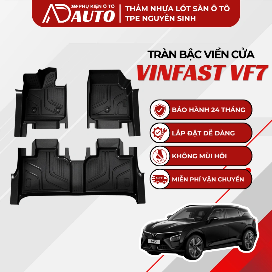 Thảm lót sàn ô tô TPE Vinfast VF7