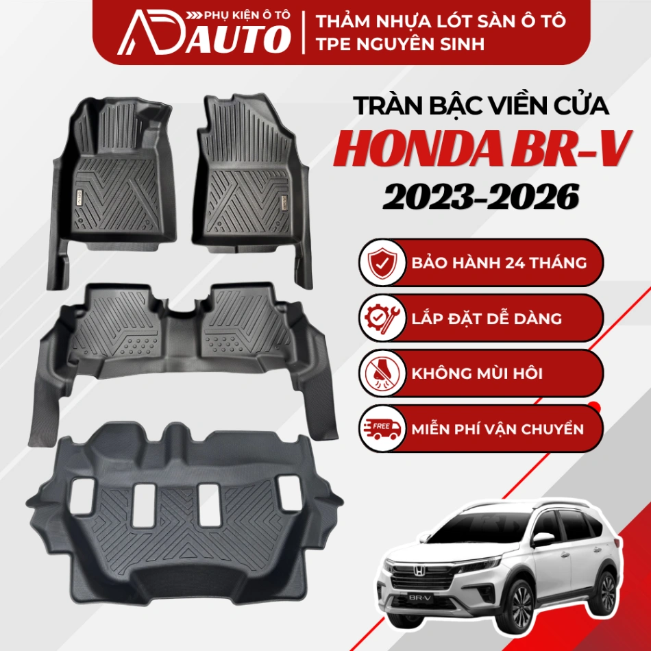 Thảm lót sàn ô tô TPE Honda BRV 2023 – 2026