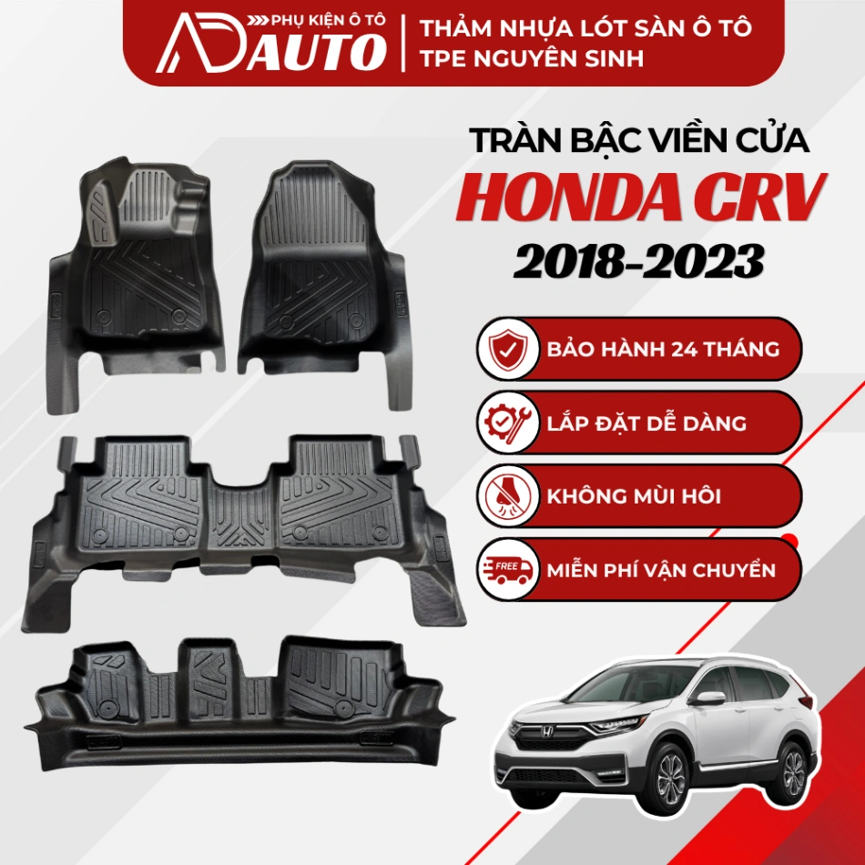 Thảm lót sàn ô tô TPE Honda CRV 2018 – 2023