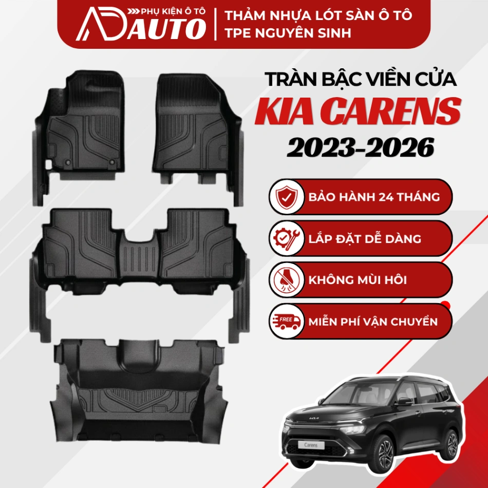 Thảm lót sàn ô tô TPE Kia carens 2023-2026