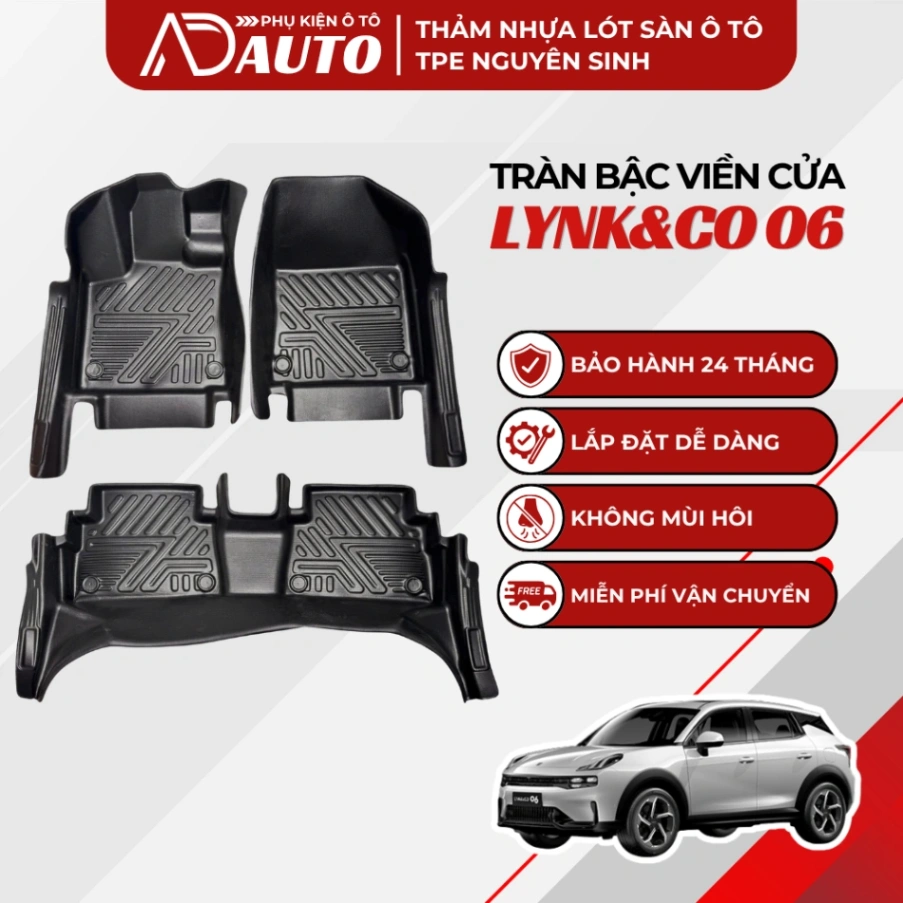 Thảm lót sàn ô tô TPE Lynk & Co 06