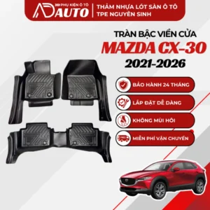 Thảm lót sàn ô tô TPE Mazda Cx – 30 2021-2026