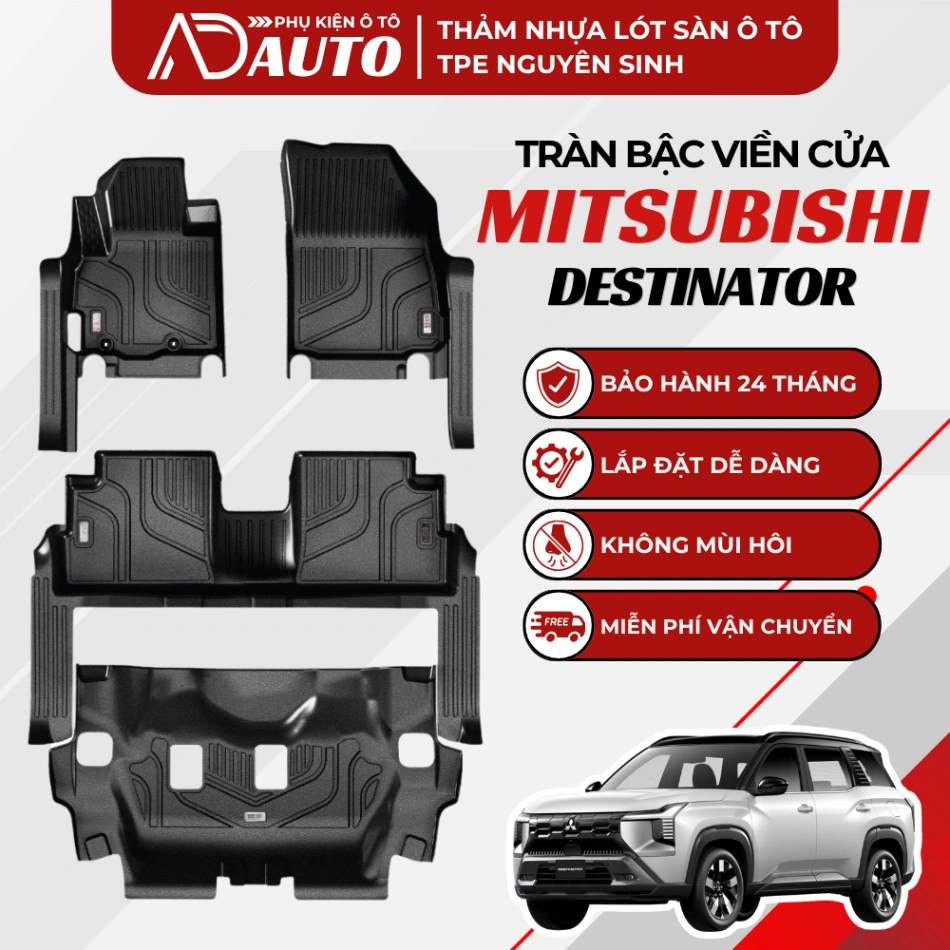 Thảm lót sàn ô tô TPE Mitsubishi Destinator