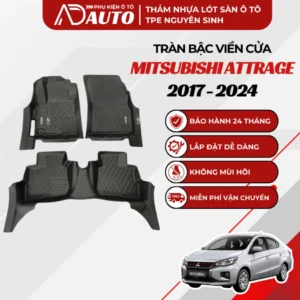 Thảm lót sàn ô tô TPE Mitsubishi Attrage 2017 – 2024