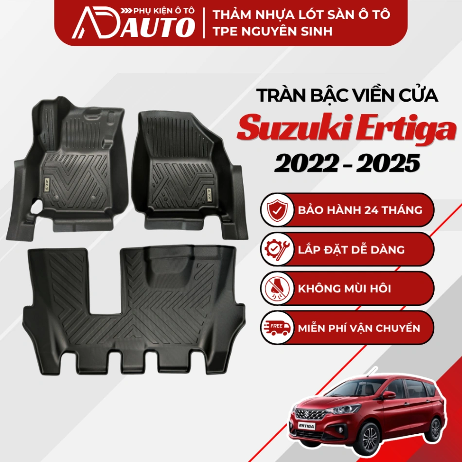 Thảm lót sàn ô tô TPE Suzuki Ertiga 2022 – 2025