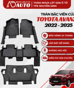 Thảm lót sàn ô tô TPE Toyota Avanza 2022 – 2025