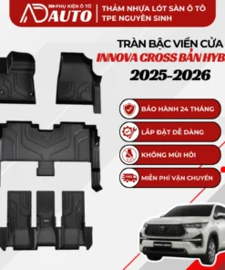 Thảm lót sàn ô tô TPE Toyota Innova Cross 2025-2026 bản Hybrid