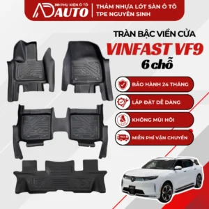 Thảm lót sàn ô tô TPE Vinfast VF9 6 chỗ