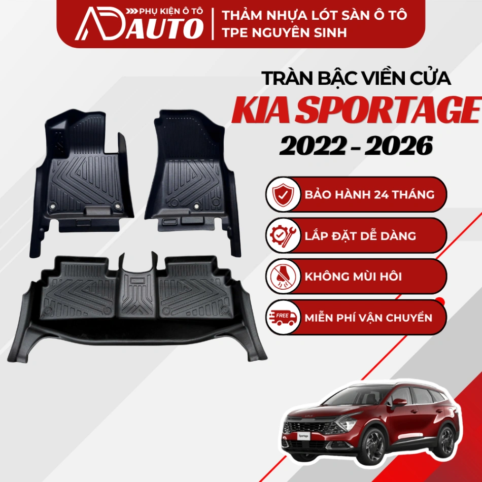 Thảm lót sàn ô tô TPE Kia Sportage 2022 – 2026
